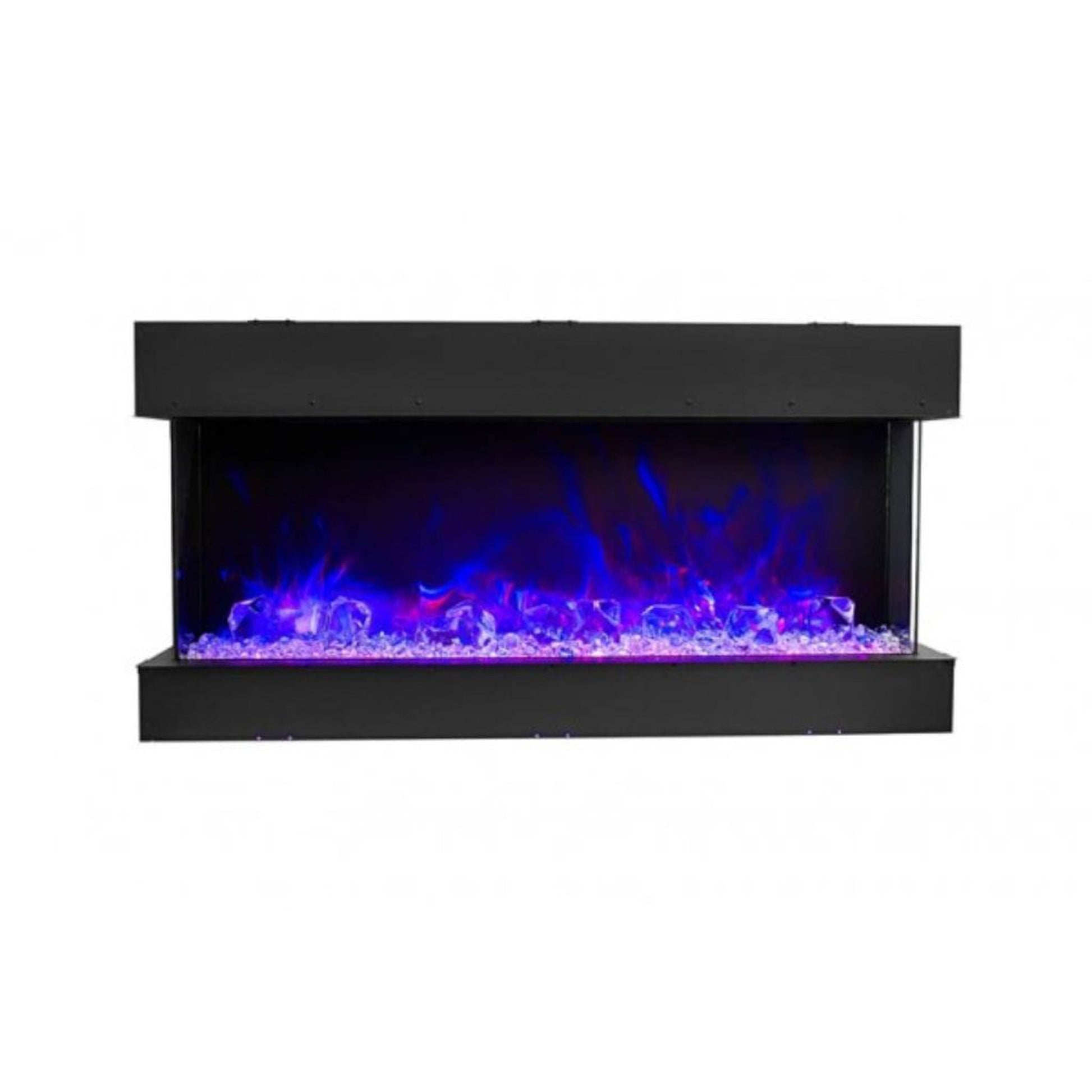 Amantii Tru View Slim 60" 3-Sided Indoor / Outdoor Electric Fireplace