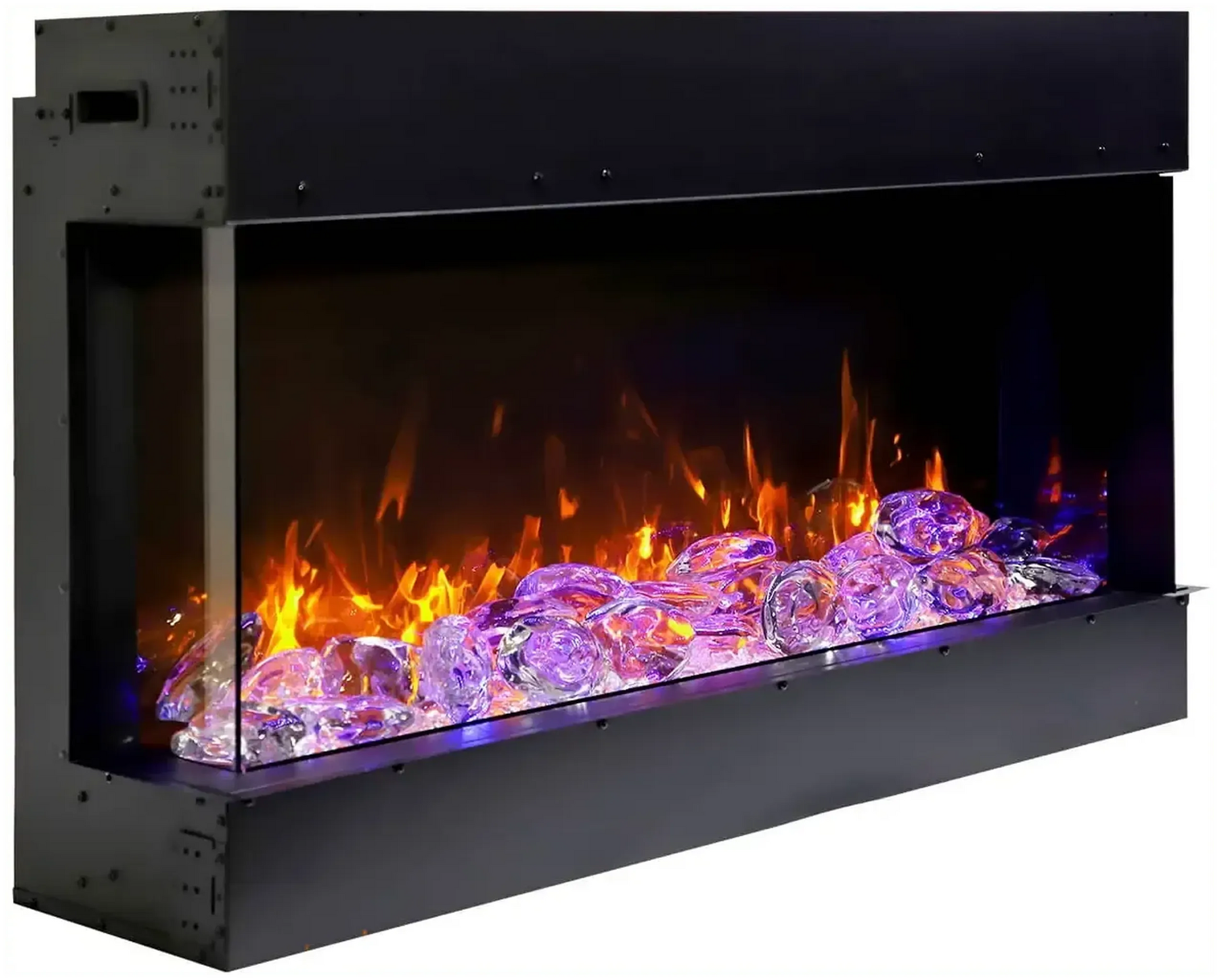 Amantii Tru View Slim Lumina 72" 3-Sided Indoor / Outdoor Electric Fireplace