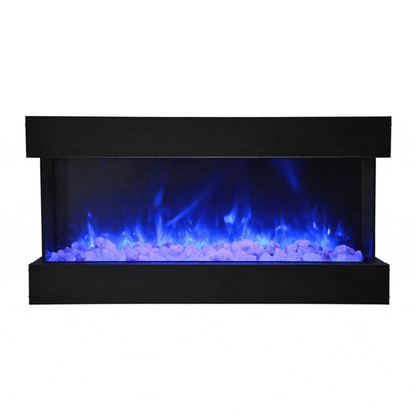 Amantii Tru View XL Deep 40" 3-Sided Indoor / Outdoor Built-in Electric Fireplace