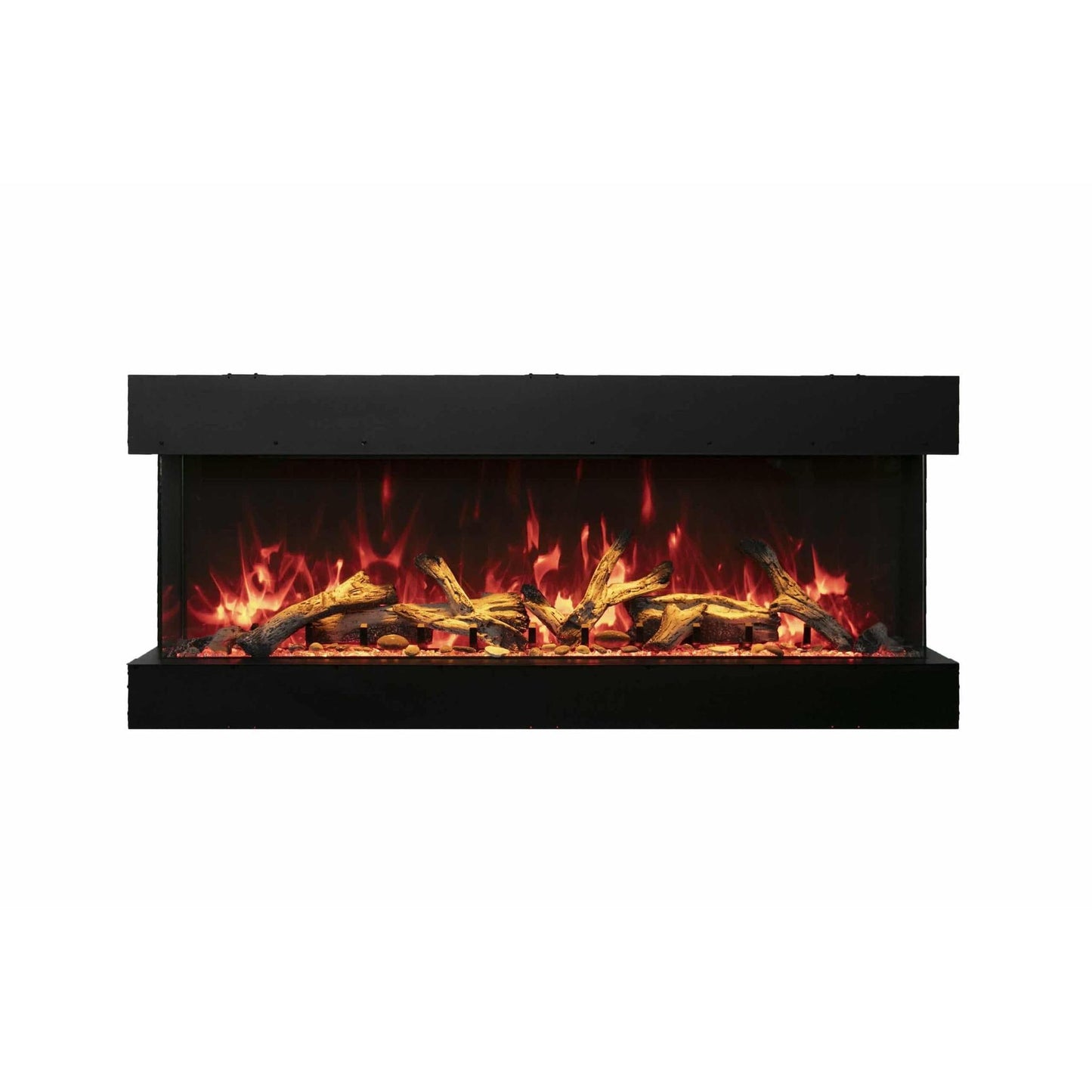 Amantii Tru View XL Deep 60" 3-Sided Indoor / Outdoor Built-in Electric Fireplace