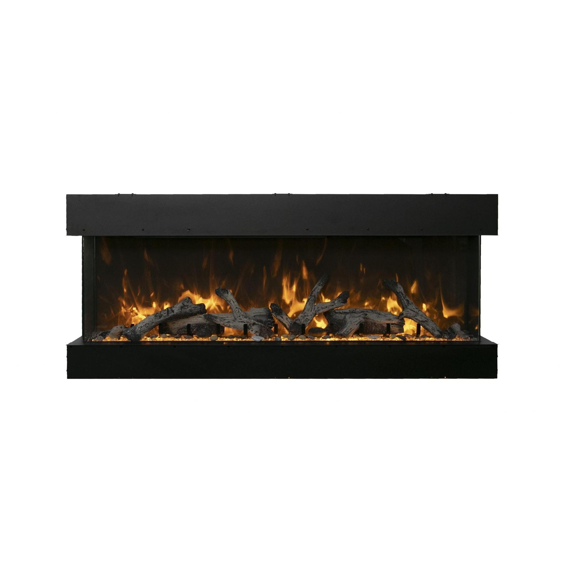 Amantii Tru View XL Deep 60" 3-Sided Indoor / Outdoor Built-in Electric Fireplace