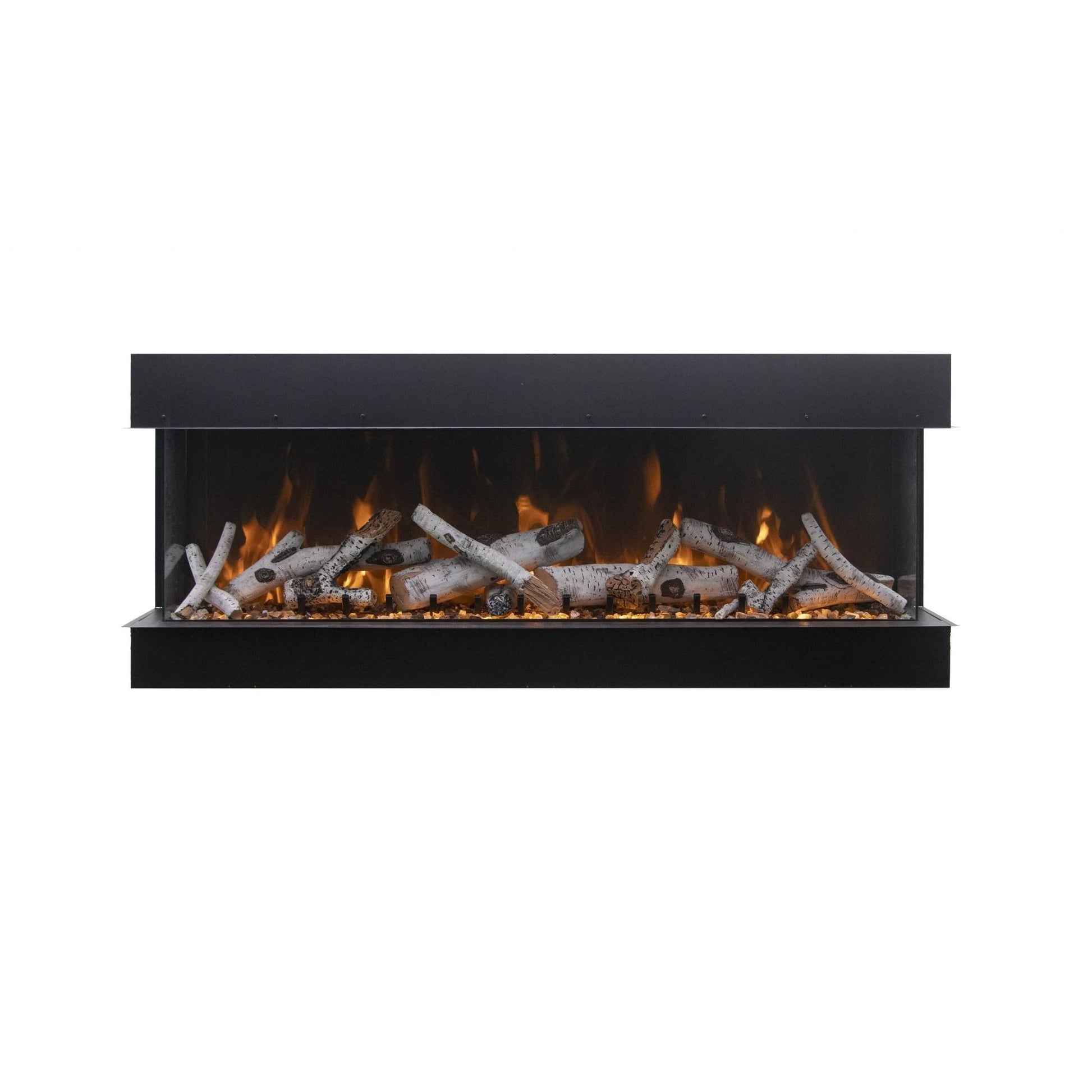 Amantii Tru View XL Deep 60" 3-Sided Indoor / Outdoor Built-in Electric Fireplace