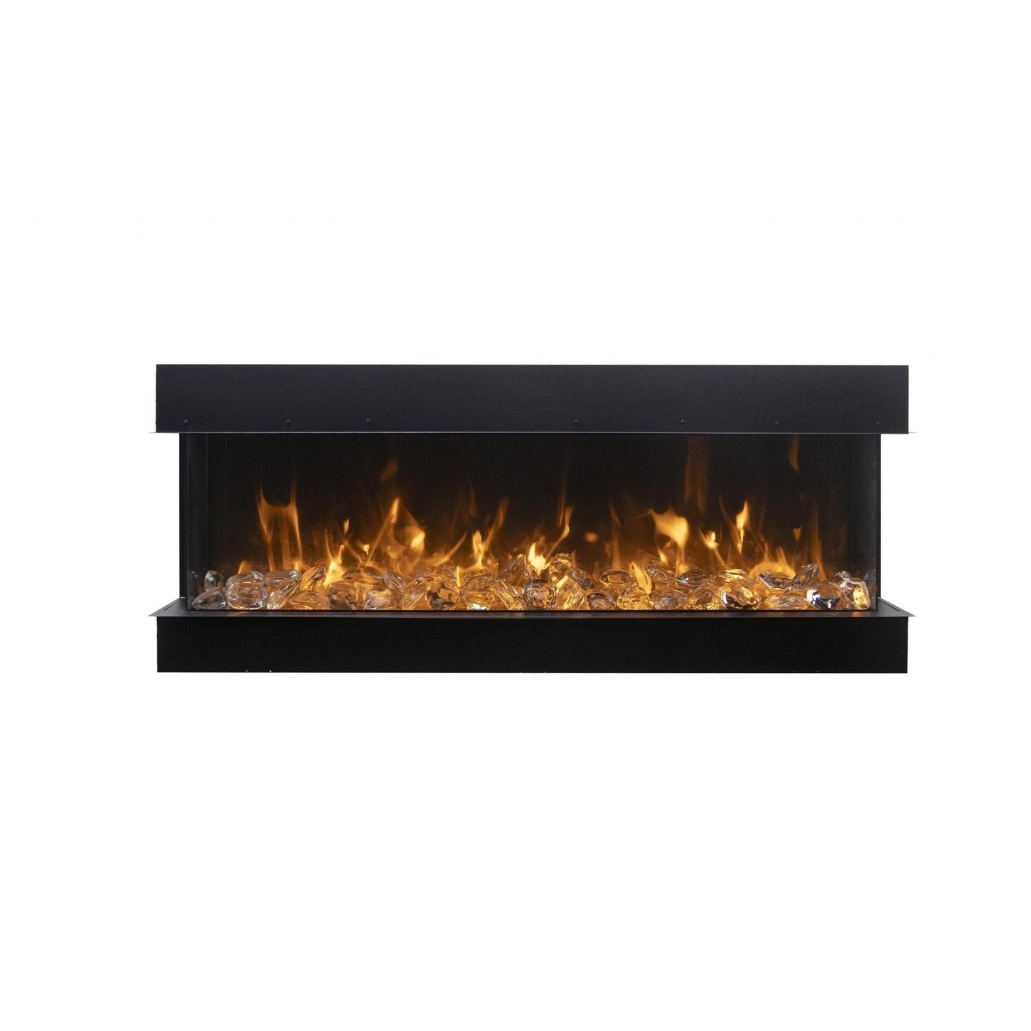Amantii Tru View XL Deep 60" 3-Sided Indoor / Outdoor Built-in Electric Fireplace