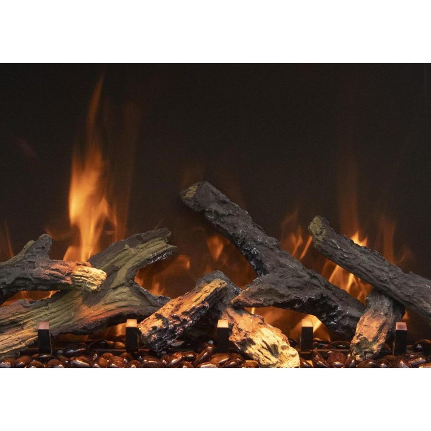 Amantii Tru View Extra Tall XL 88" 3-Sided Indoor / Outdoor Built-in Electric Fireplace