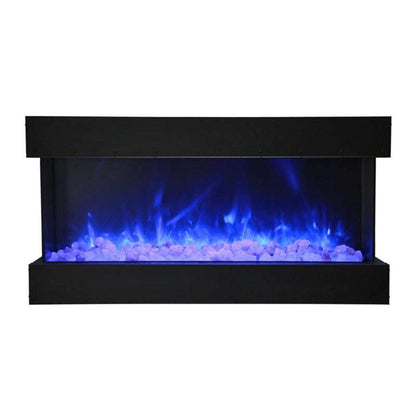 Amantii Tru View XL Deep 40" 3-Sided Indoor / Outdoor Built-in Electric Fireplace