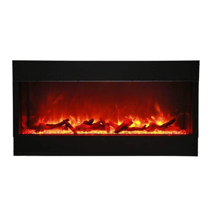 Amantii Tru View XL Deep 40" 3-Sided Indoor / Outdoor Built-in Electric Fireplace