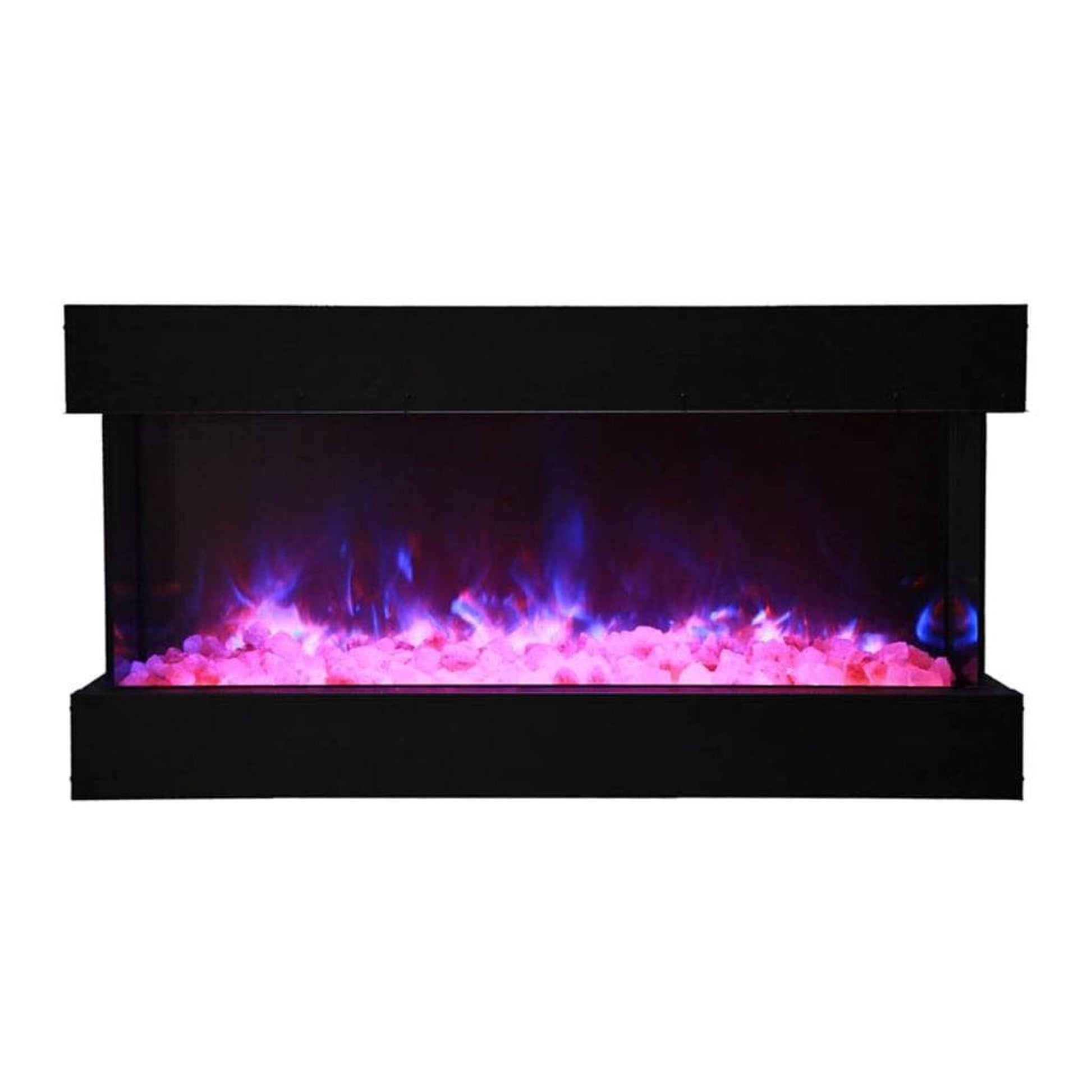 Amantii Tru View XL Deep 40" 3-Sided Indoor / Outdoor Built-in Electric Fireplace
