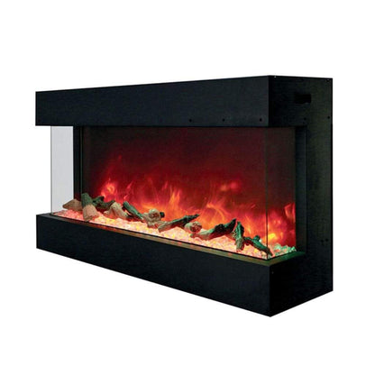 Amantii Tru View XL Deep 50" 3-Sided Indoor / Outdoor Built-in Electric Fireplace