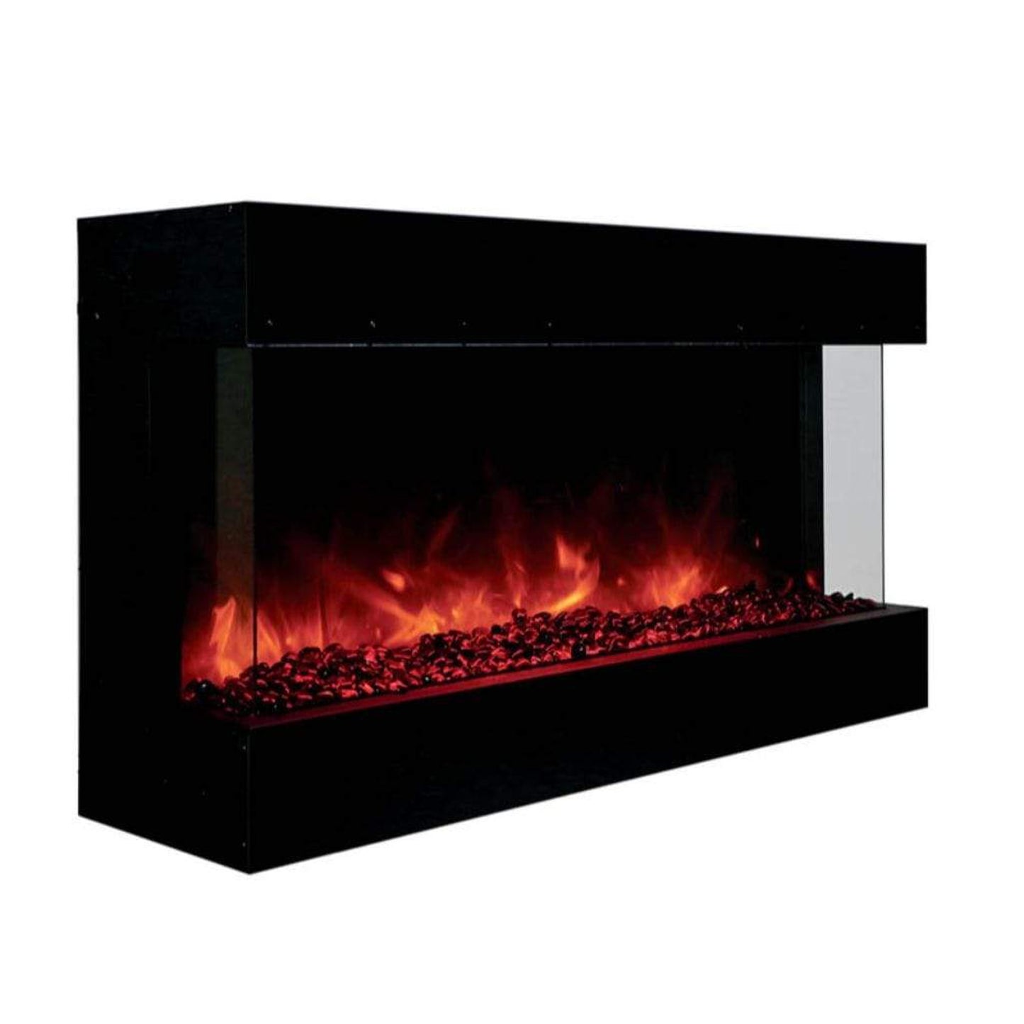 Amantii Tru View XL Deep 50" 3-Sided Indoor / Outdoor Built-in Electric Fireplace