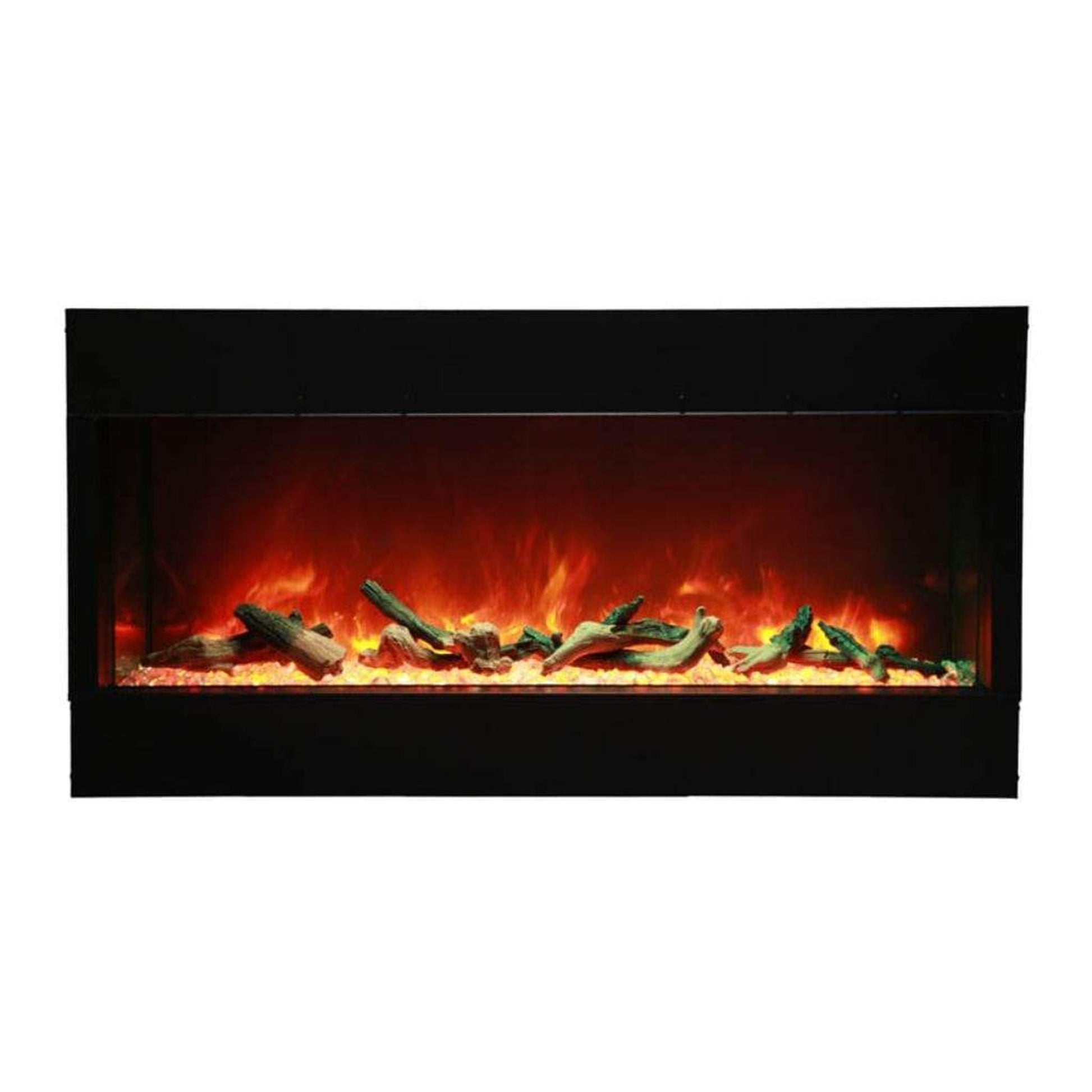 Amantii Tru View XL Deep 50" 3-Sided Indoor / Outdoor Built-in Electric Fireplace