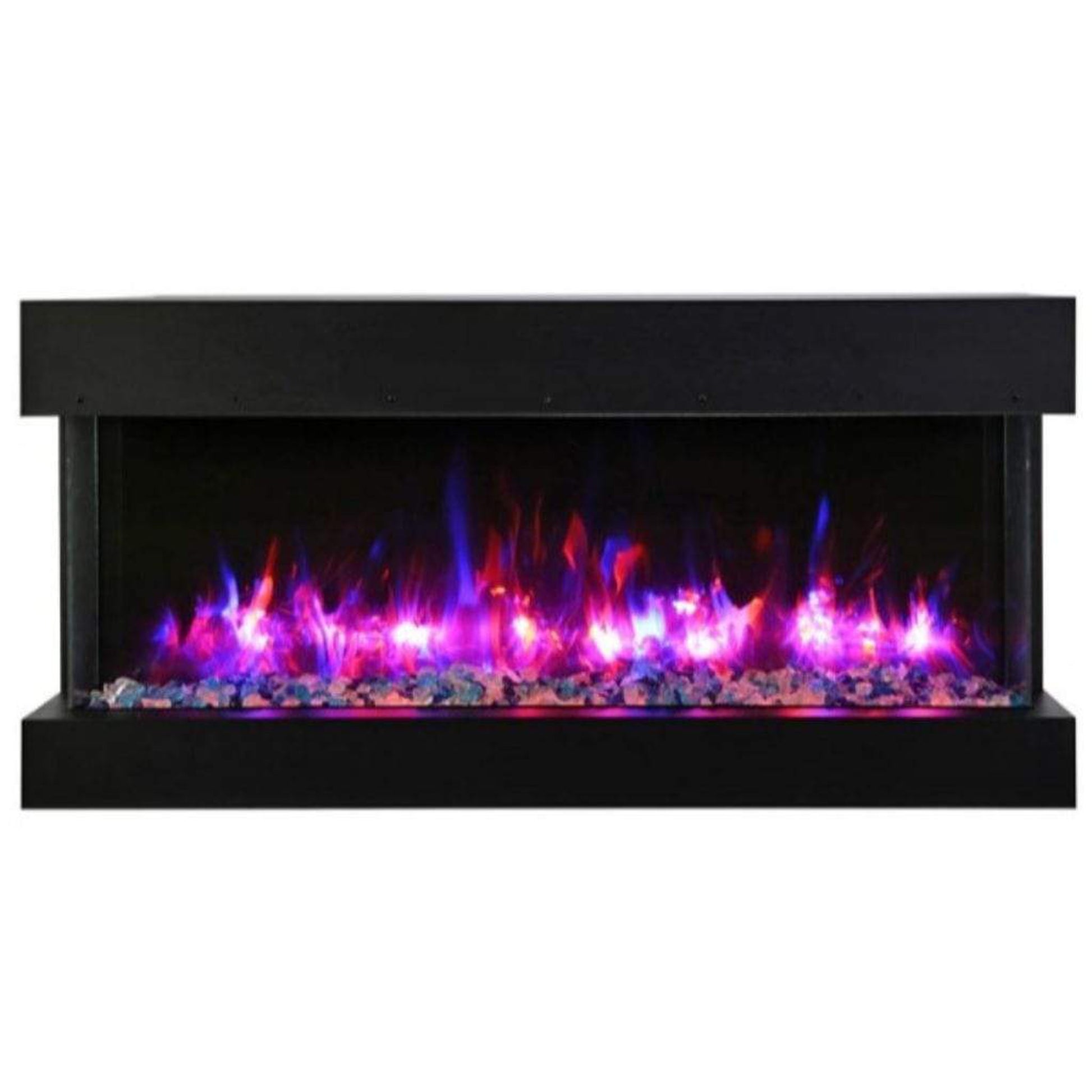 Amantii Tru View XL Deep 50" 3-Sided Indoor / Outdoor Built-in Electric Fireplace