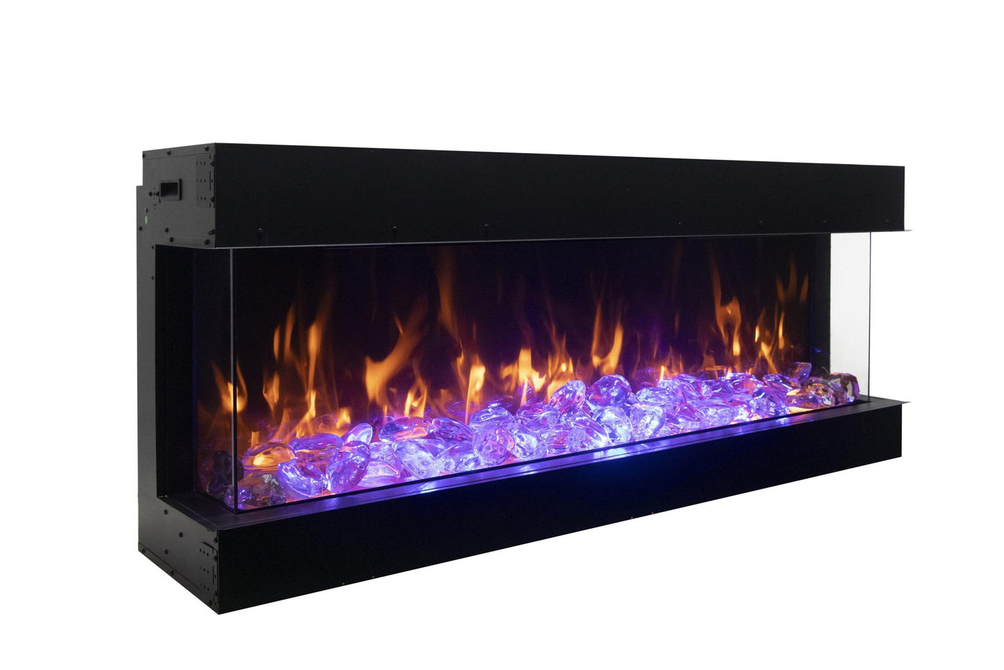 Amantii Tru View XL Deep 60" 3-Sided Indoor / Outdoor Built-in Electric Fireplace