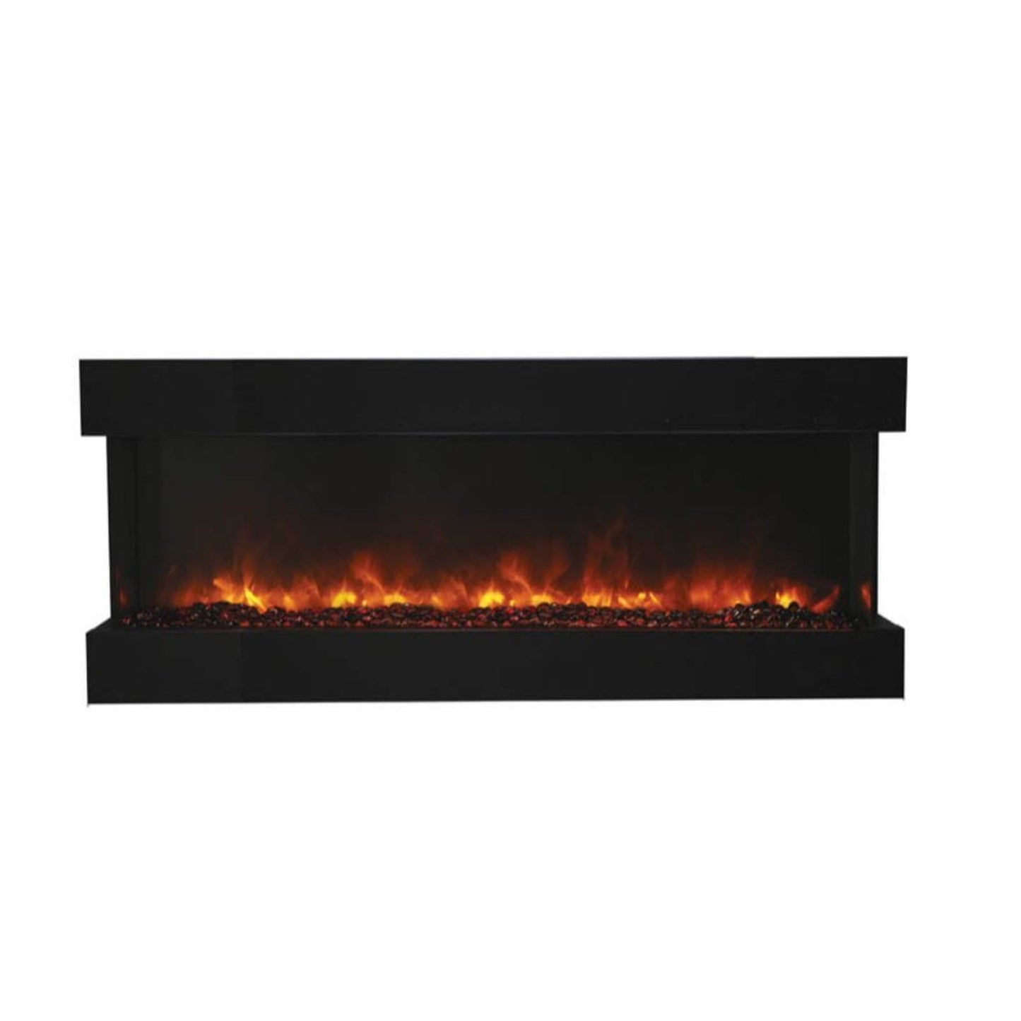 Amantii Tru View XL Deep 60" 3-Sided Indoor / Outdoor Built-in Electric Fireplace
