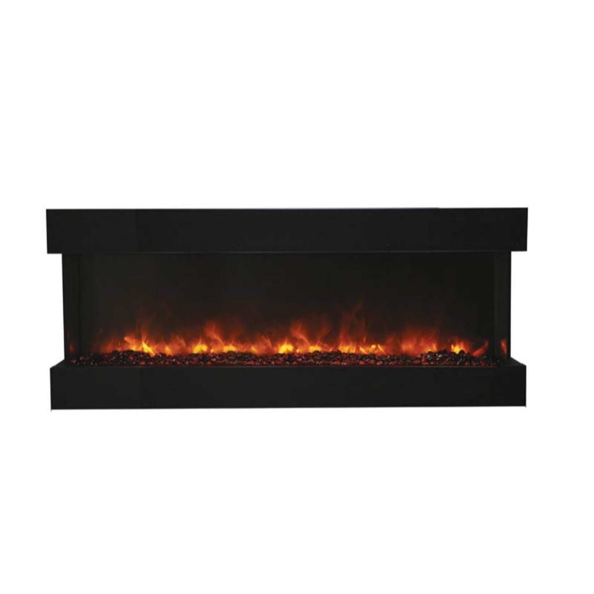 Amantii Tru View XL Deep 60" 3-Sided Indoor / Outdoor Built-in Electric Fireplace
