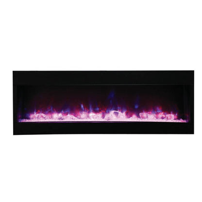 Amantii Tru View XL Deep 72" 3-Sided Indoor / Outdoor Built-in Electric Fireplace