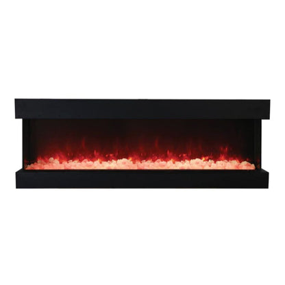 Amantii Tru View XL Deep 72" 3-Sided Indoor / Outdoor Built-in Electric Fireplace