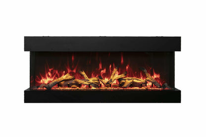 Amantii Tru View XL Deep 60" 3-Sided Indoor / Outdoor Built-in Electric Fireplace