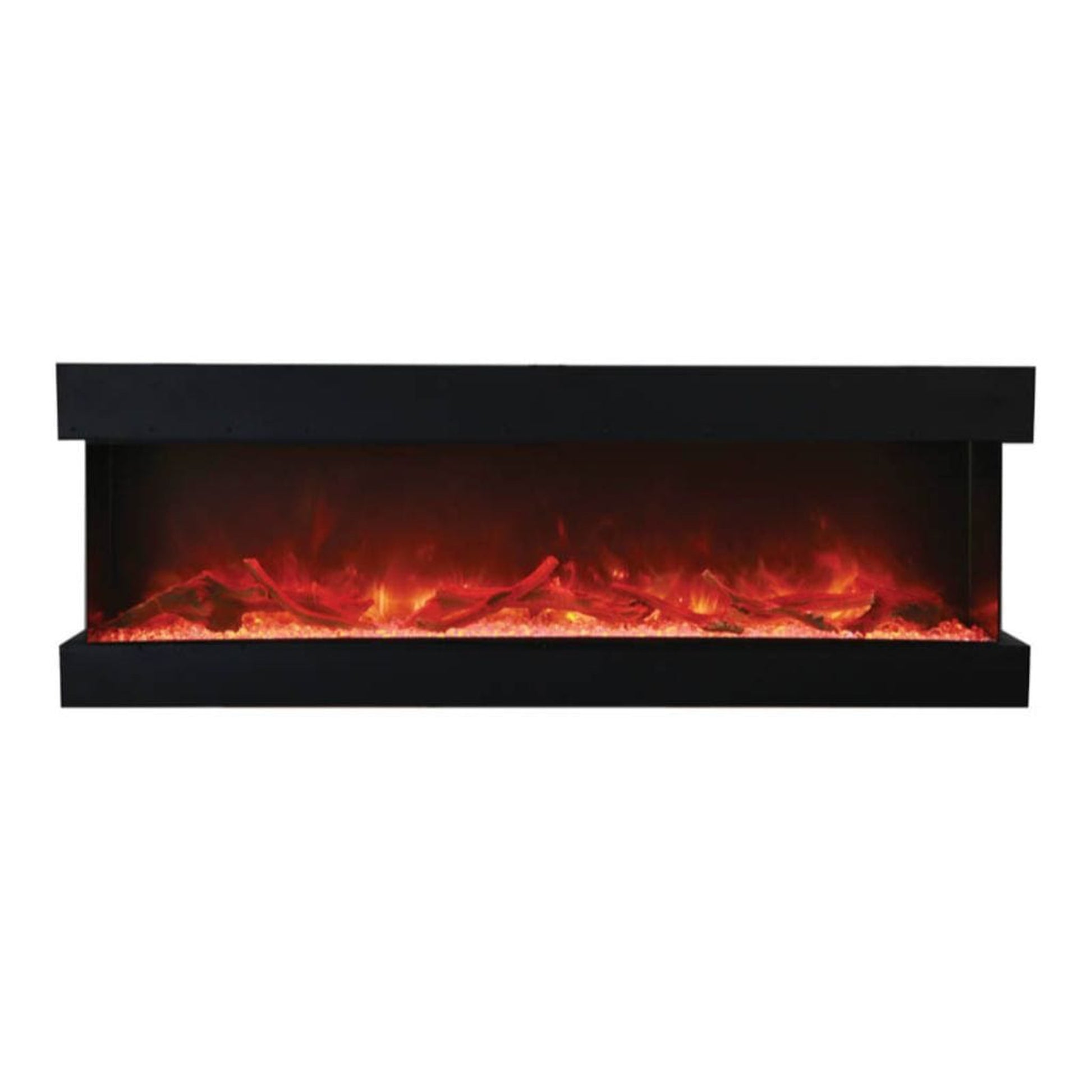 Amantii Tru View XL Deep 72" 3-Sided Indoor / Outdoor Built-in Electric Fireplace