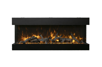 Amantii Tru View XL Deep 60" 3-Sided Indoor / Outdoor Built-in Electric Fireplace
