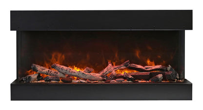Amantii Tru View XL Deep 60" 3-Sided Indoor / Outdoor Built-in Electric Fireplace