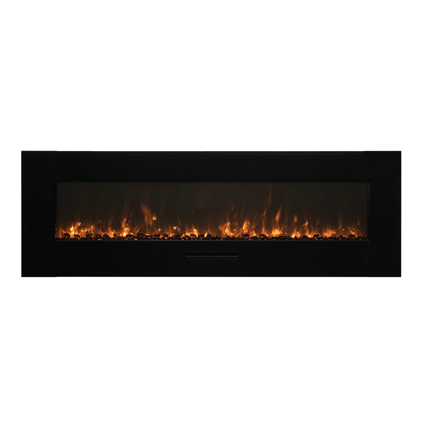 Amantii Wall Mount/Flush Mount 26" Electric Fireplace With Glass Surround and Log Set