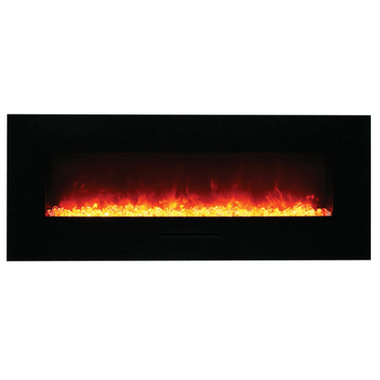 Amantii 48" Wall Mount/Flush Mount Electric Fireplace with Glass Surround