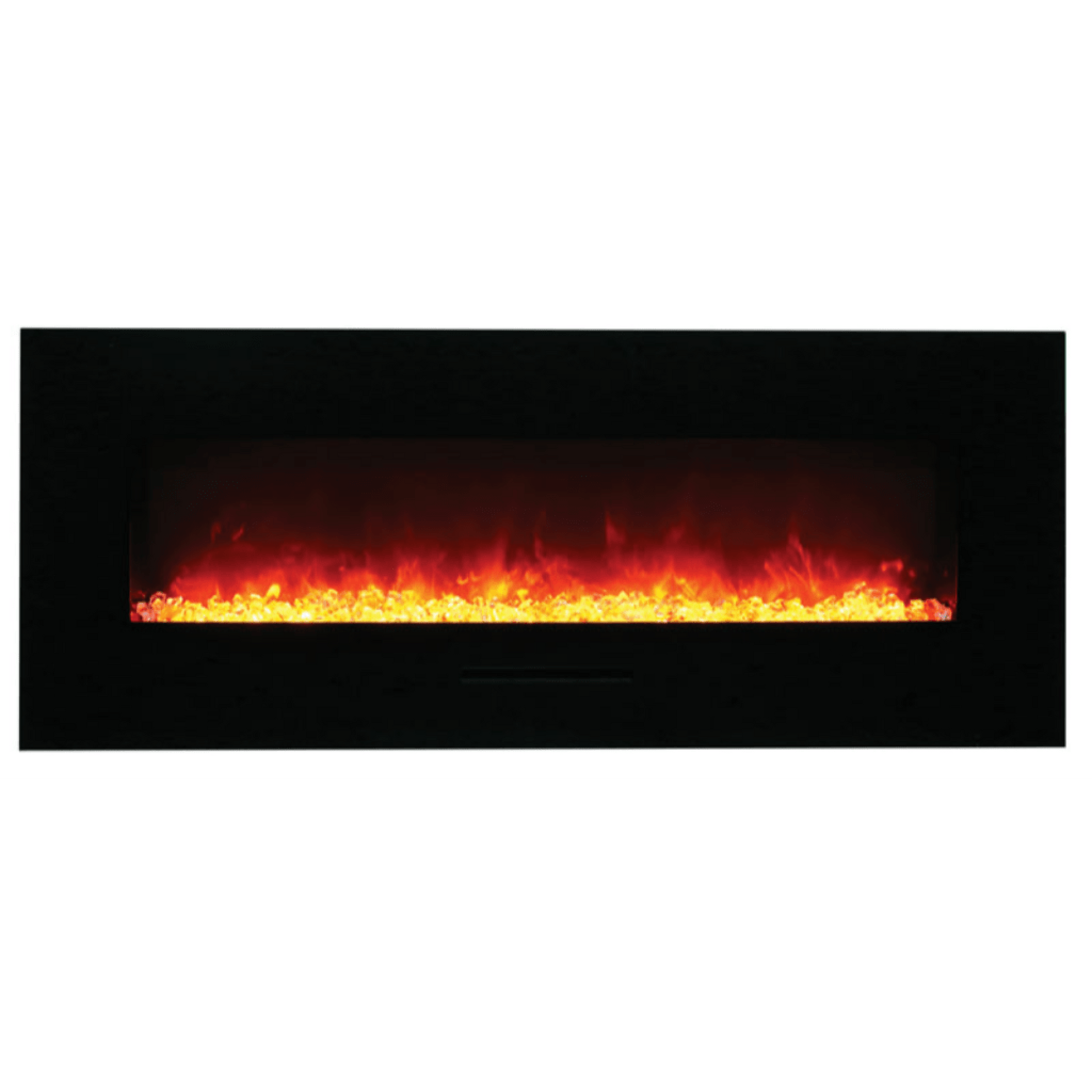 Amantii 50" Wall Mount/Flush Mount Electric Fireplace with Glass Surround