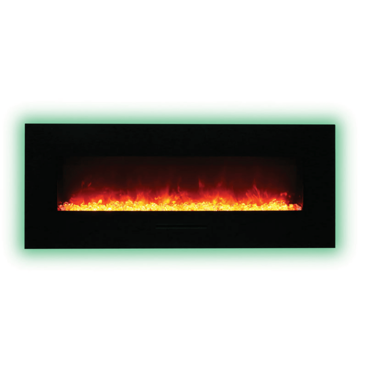 Amantii 60" Wall Mount/Flush Mount Electric Fireplace with Glass Surround