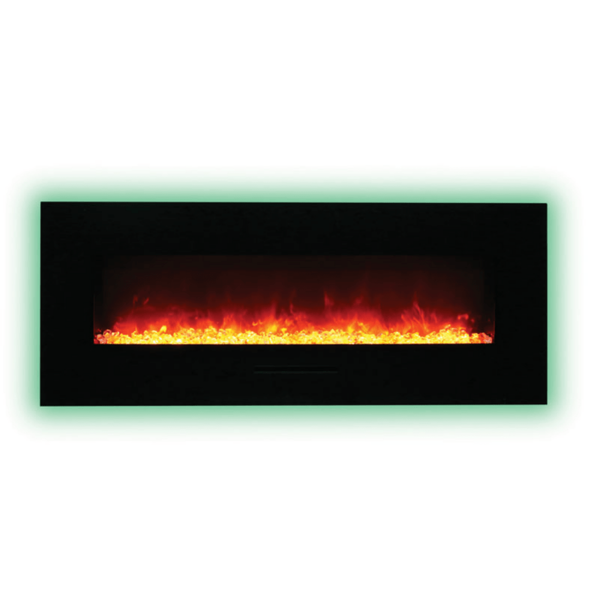 Amantii 60" Wall Mount/Flush Mount Electric Fireplace with Glass Surround