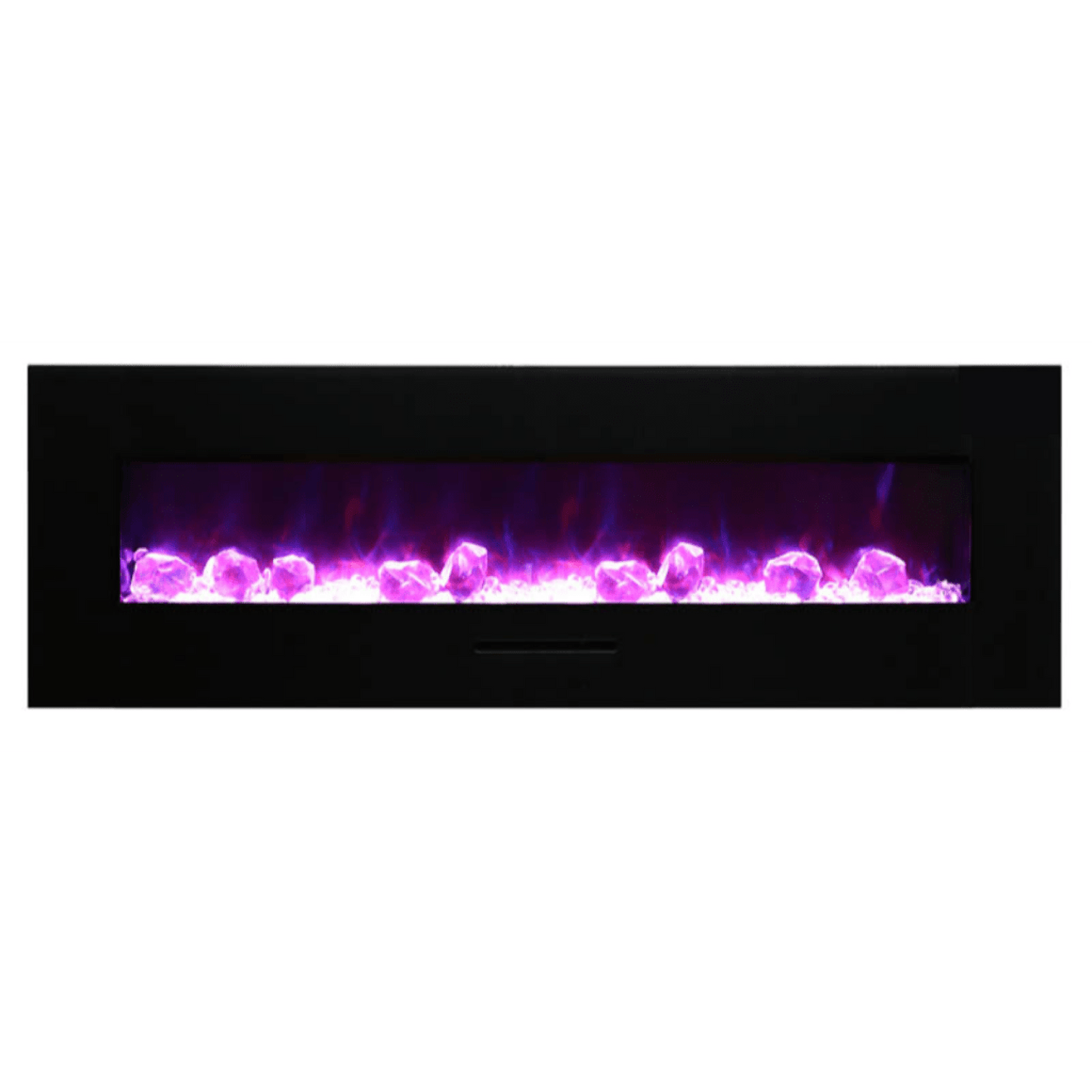 Amantii 72" Wall Mount/Flush Mount Electric Fireplace with Glass Surround