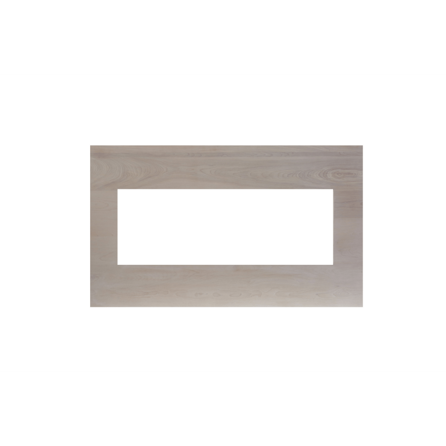 Amantii White Birch Wooden Mantel Surround for Panorama 40" Extra Slim Fireplace
