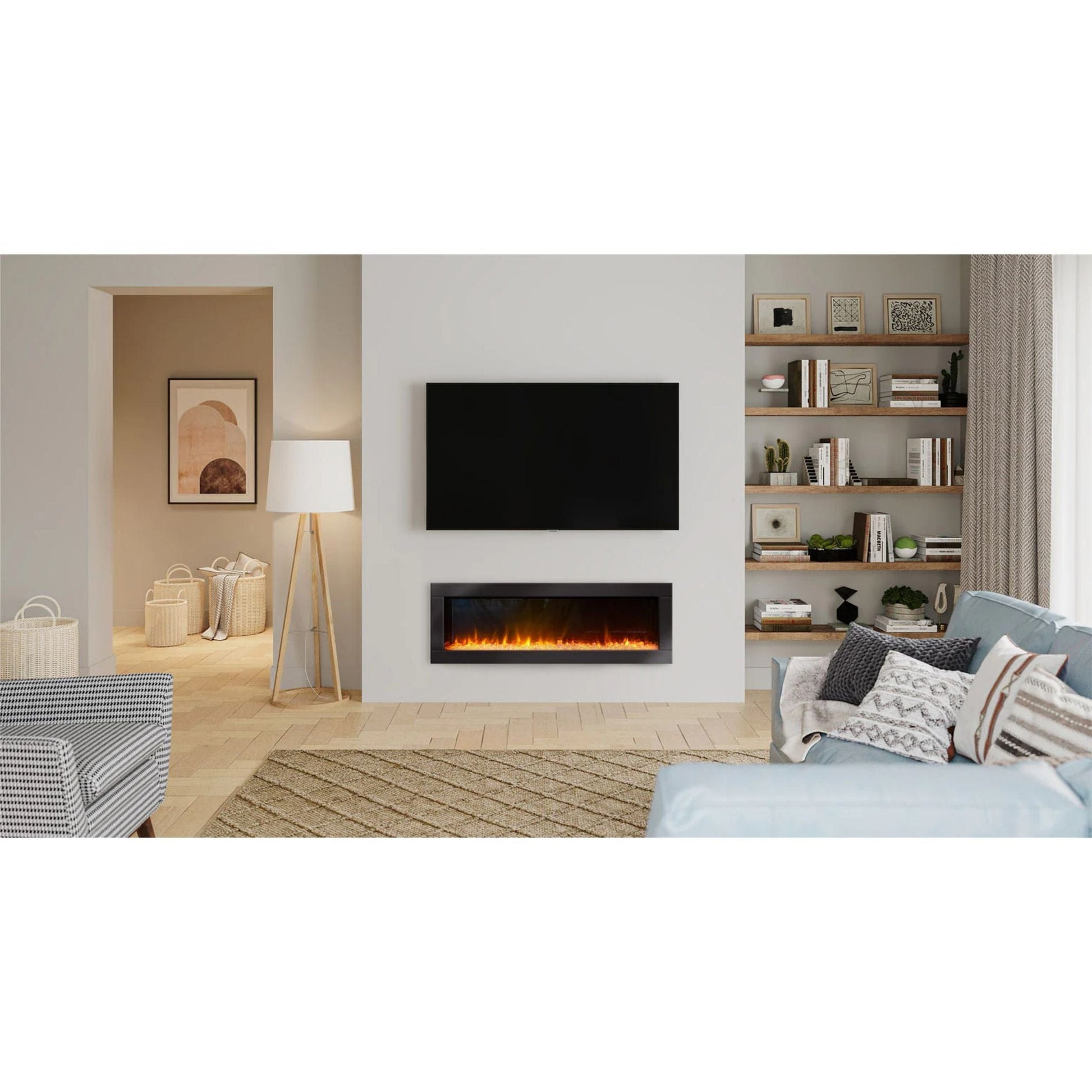 Ambe Linear50 48" Built-in Electric Fireplace