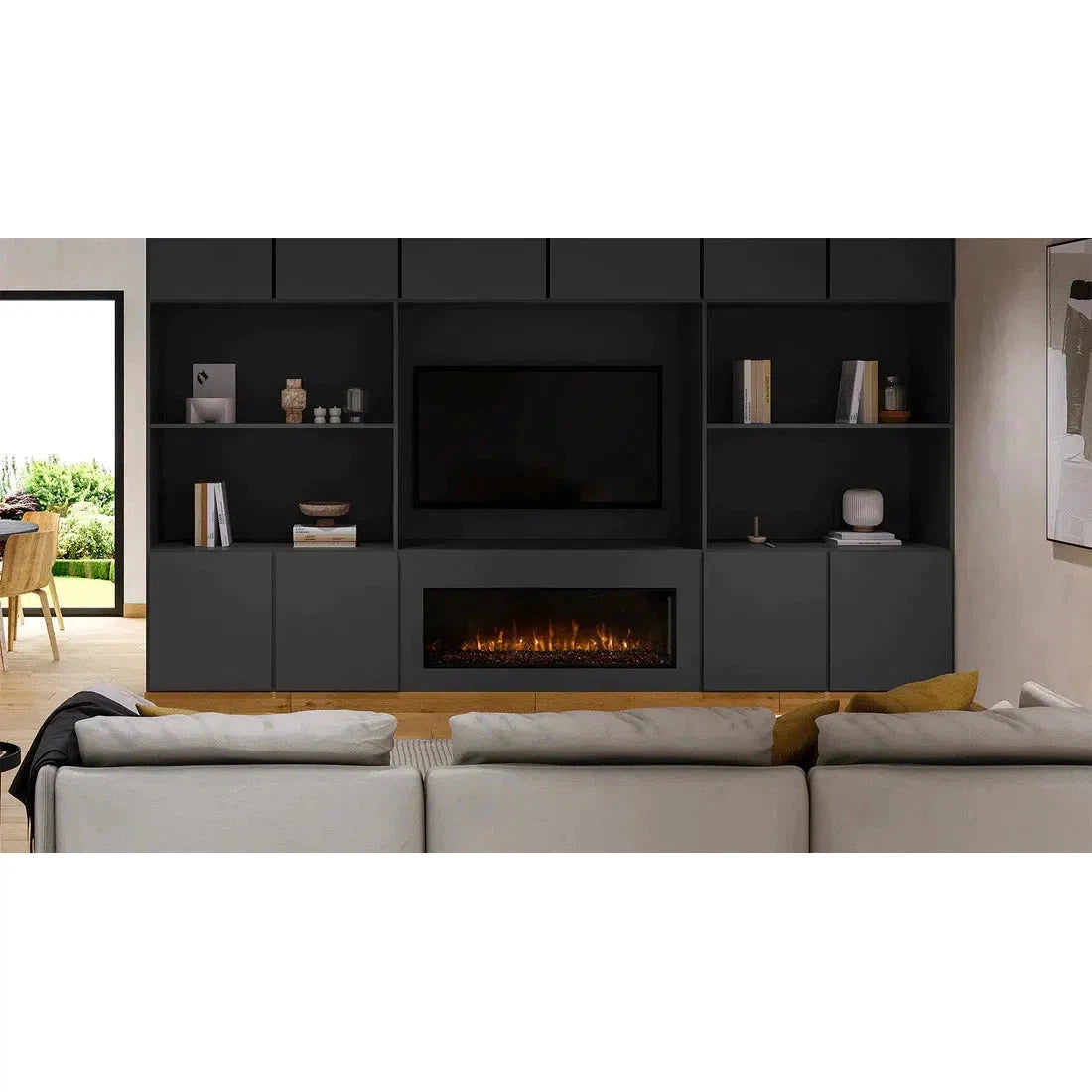 Ambe Multi49 Landscape 48" Built-in Multi Electric Fireplace