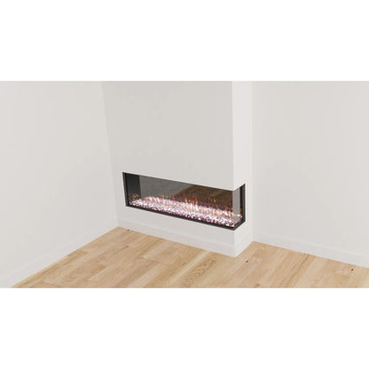 Ambe Multi49 Right-Corner 48" Built-in Multi Electric Fireplace