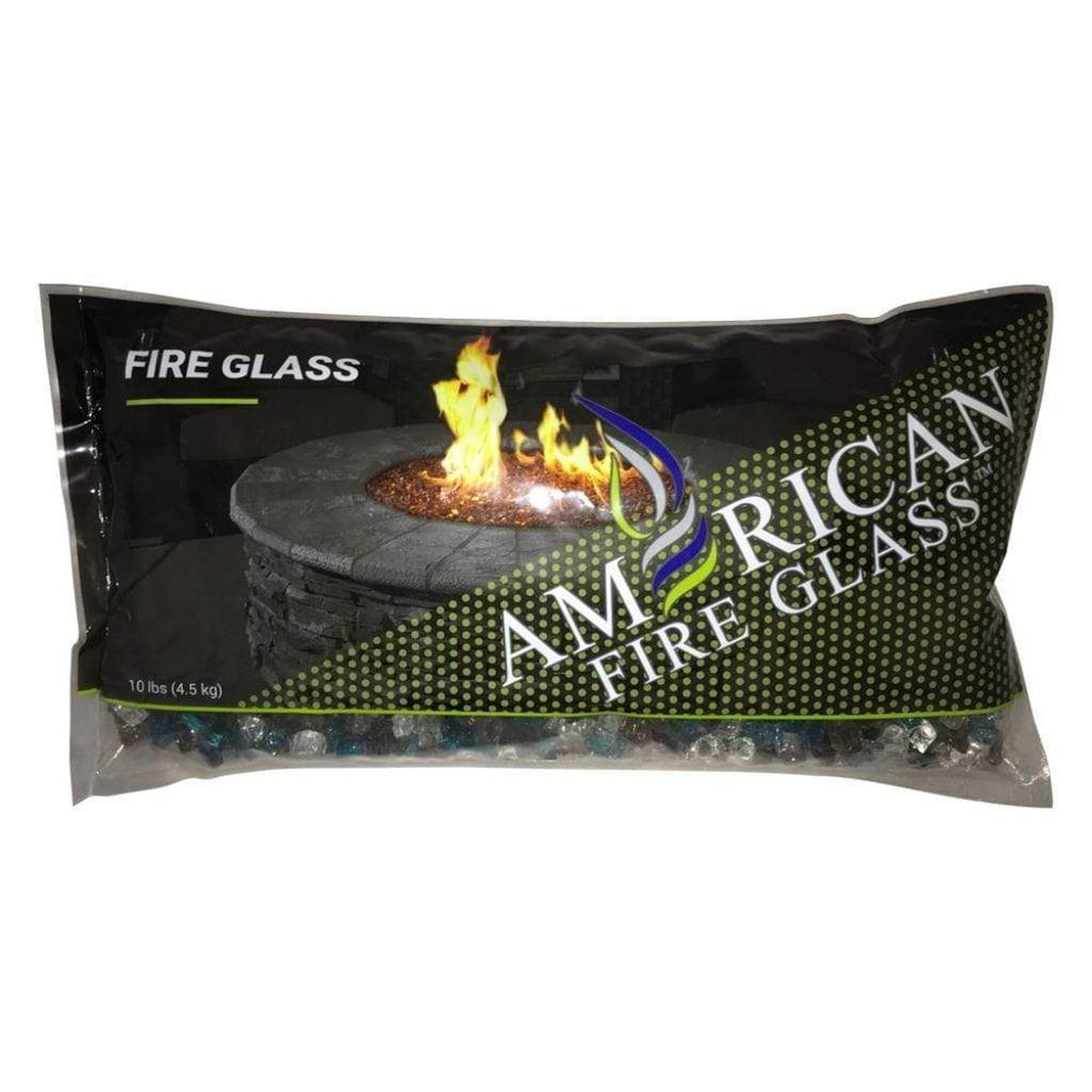 American Fireglass 1/2" Bali Reflective Pre-Mixed Fire Glass