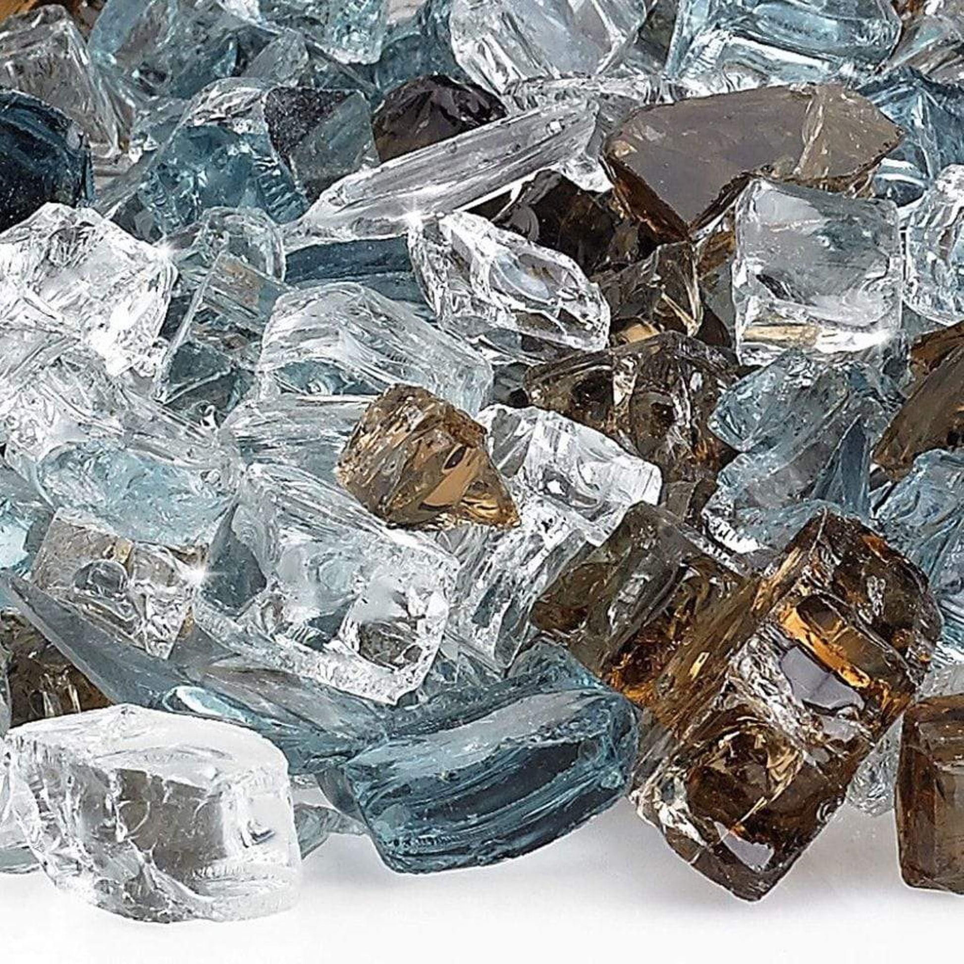 American Fireglass 1/2" Bali Reflective Pre-Mixed Fire Glass