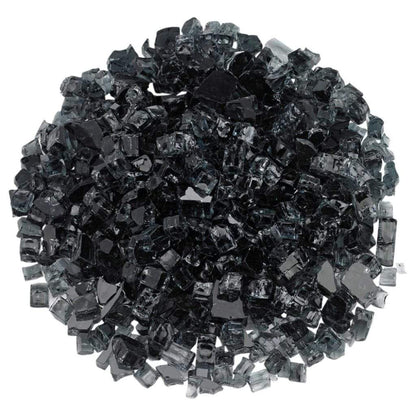 American Fireglass 1/2" Black Fire Glass