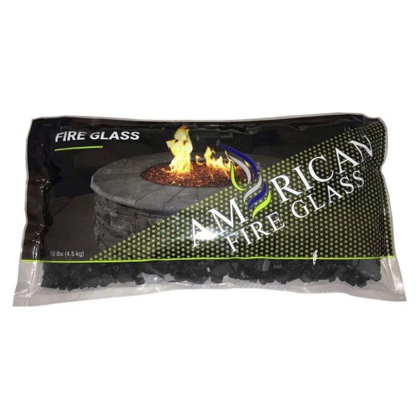 American Fireglass 1/2" Black Fire Glass