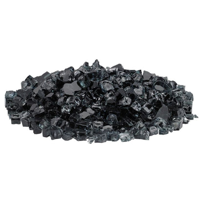 American Fireglass 1/2" Black Fire Glass