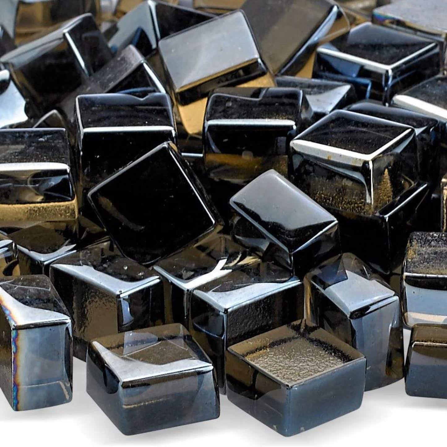 American Fireglass 1/2" Bronze Luster Fire Glass 2.0