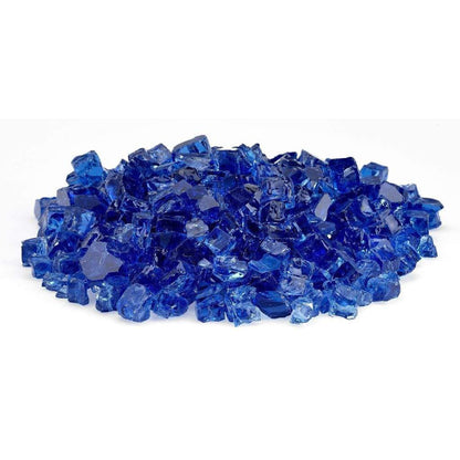 American Fireglass 1/2" Cobalt Fire Glass