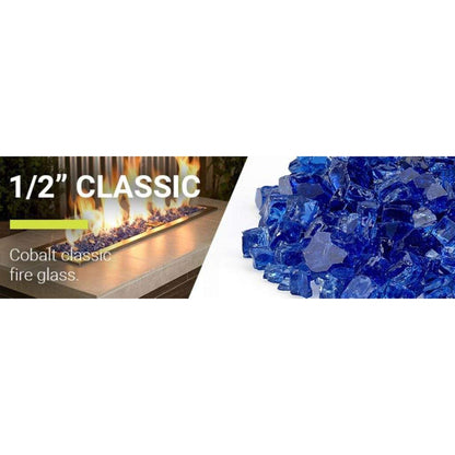 American Fireglass 1/2" Cobalt Fire Glass