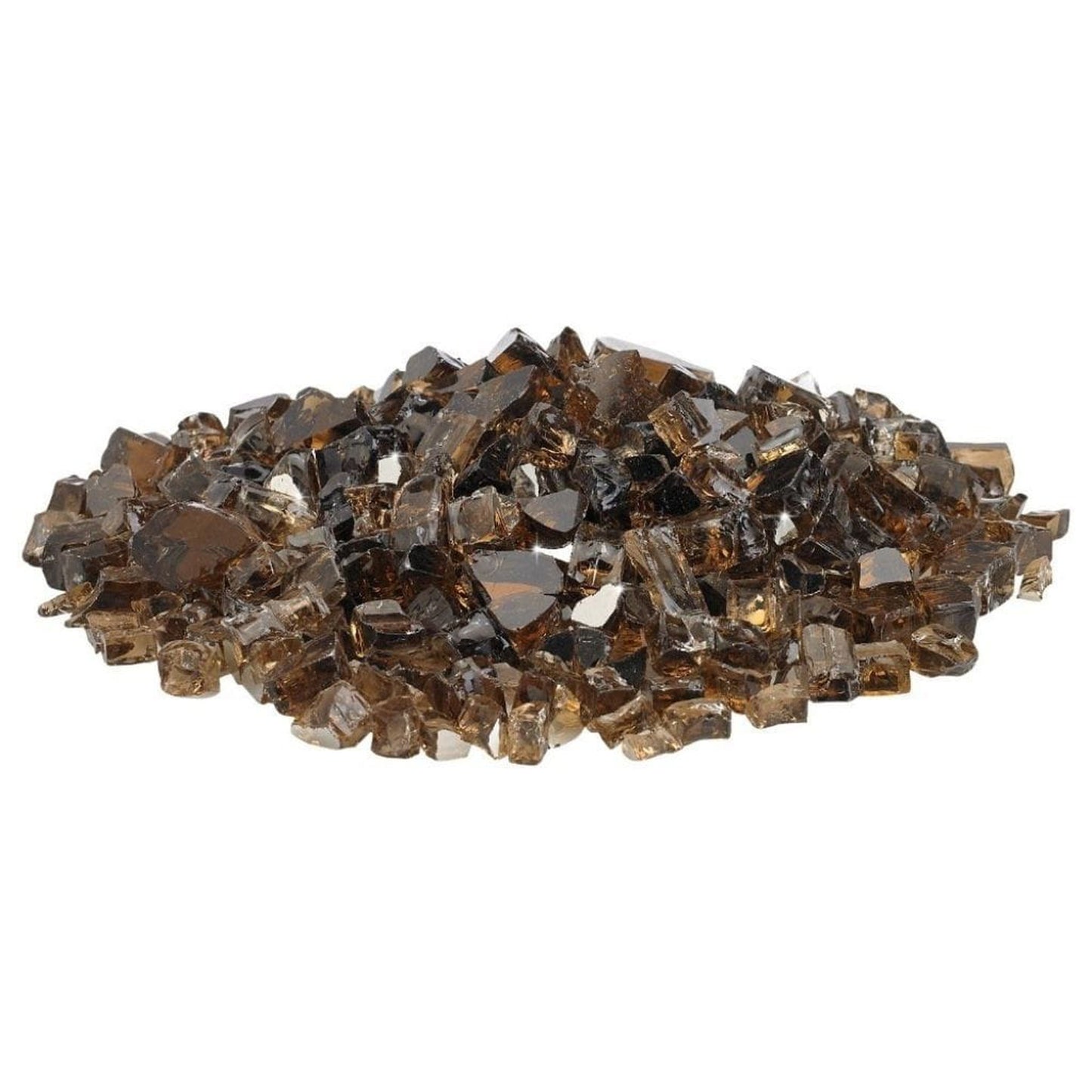 American Fireglass 1/2" Copper Reflective Fire Glass