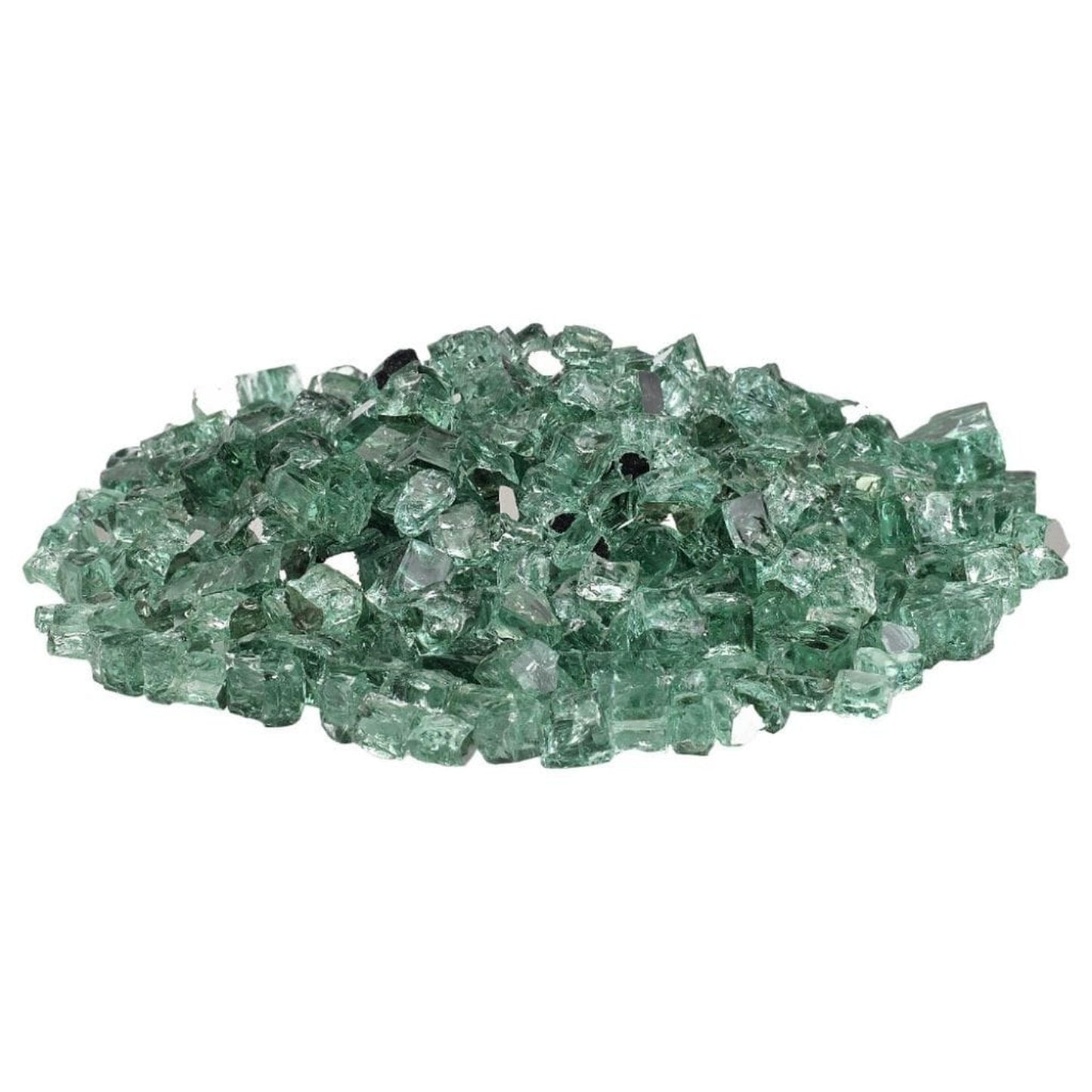 American Fireglass 1/2" Evergreen Reflective Fire Glass