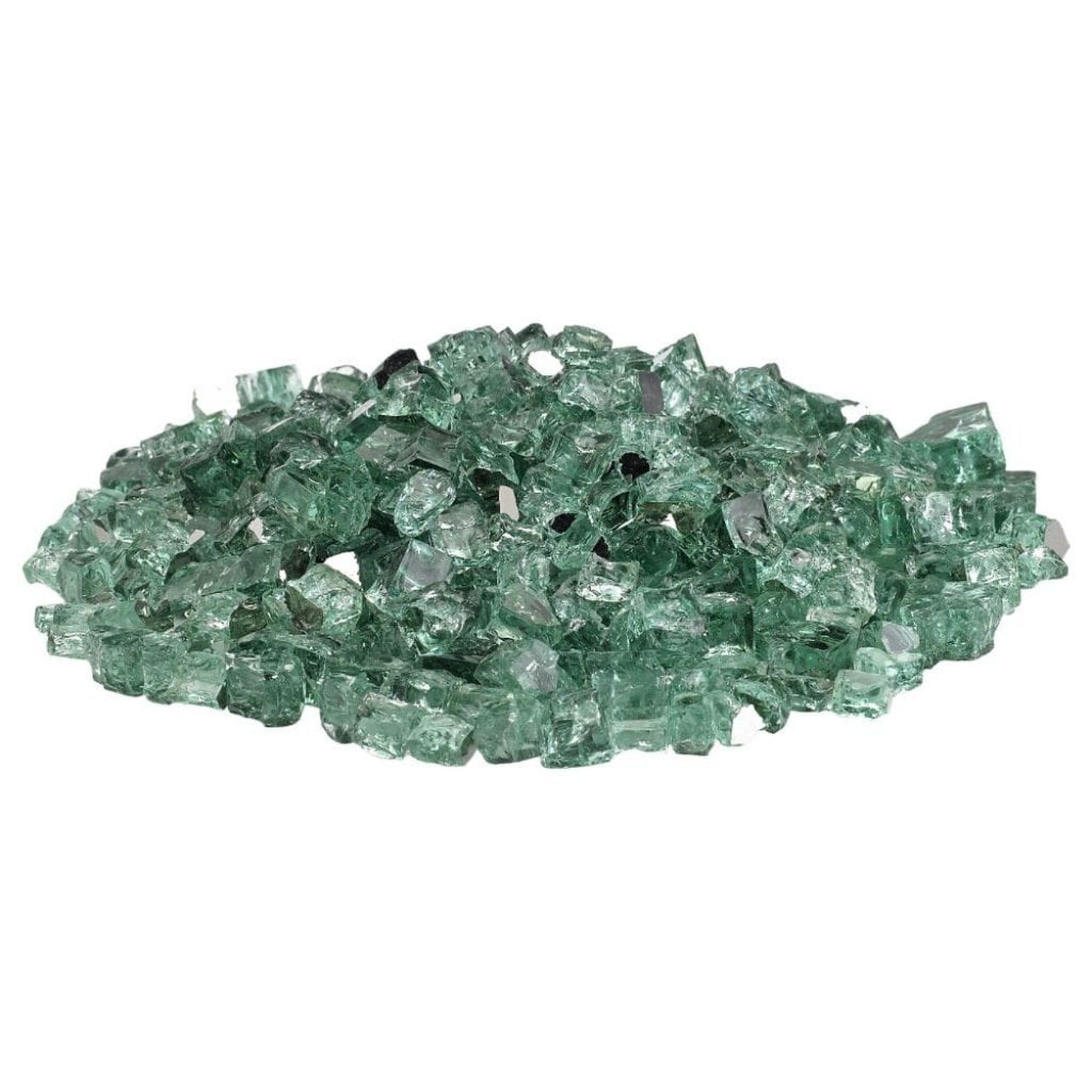 American Fireglass 1/2" Evergreen Reflective Fire Glass