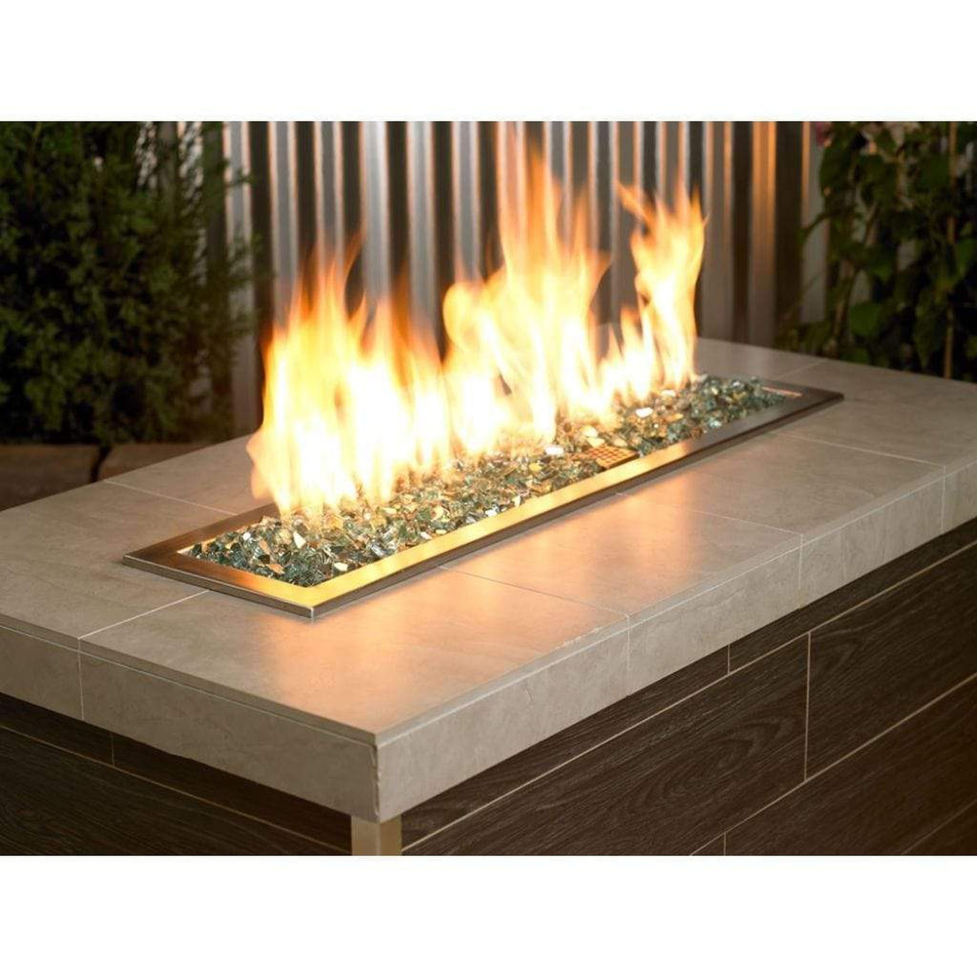 American Fireglass 1/2" Evergreen Reflective Fire Glass