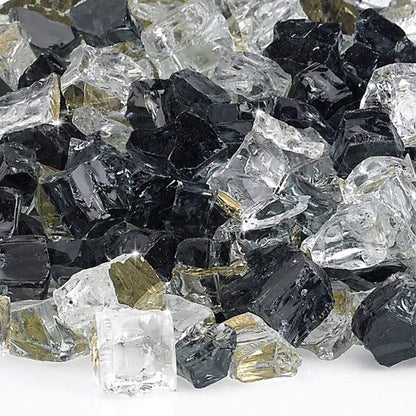 American Fireglass 1/2" Las Vegas Reflective Pre-Mixed Fire Glass