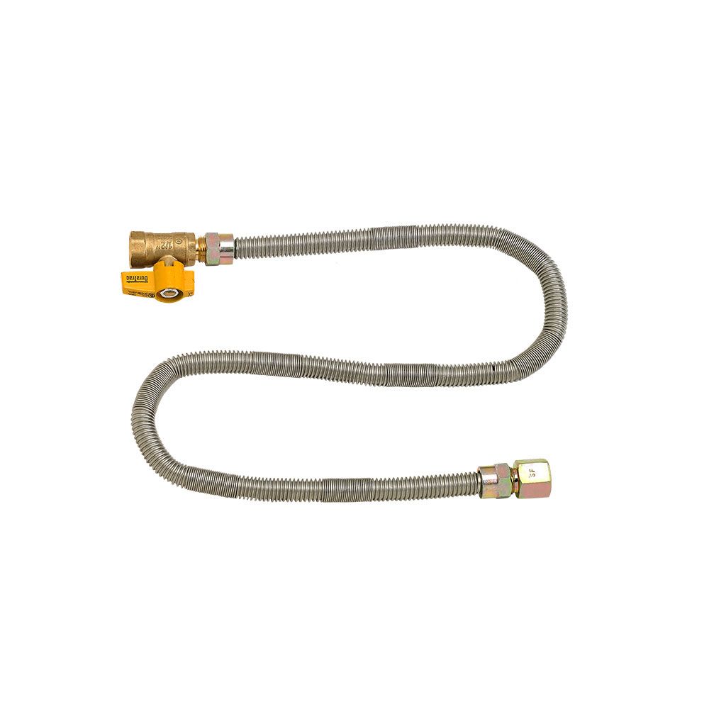 American Fireglass 12" Square Stainless Steel Drop-In Fire Pit Pan with Natural Gas Match Light Kit 6" Ring)