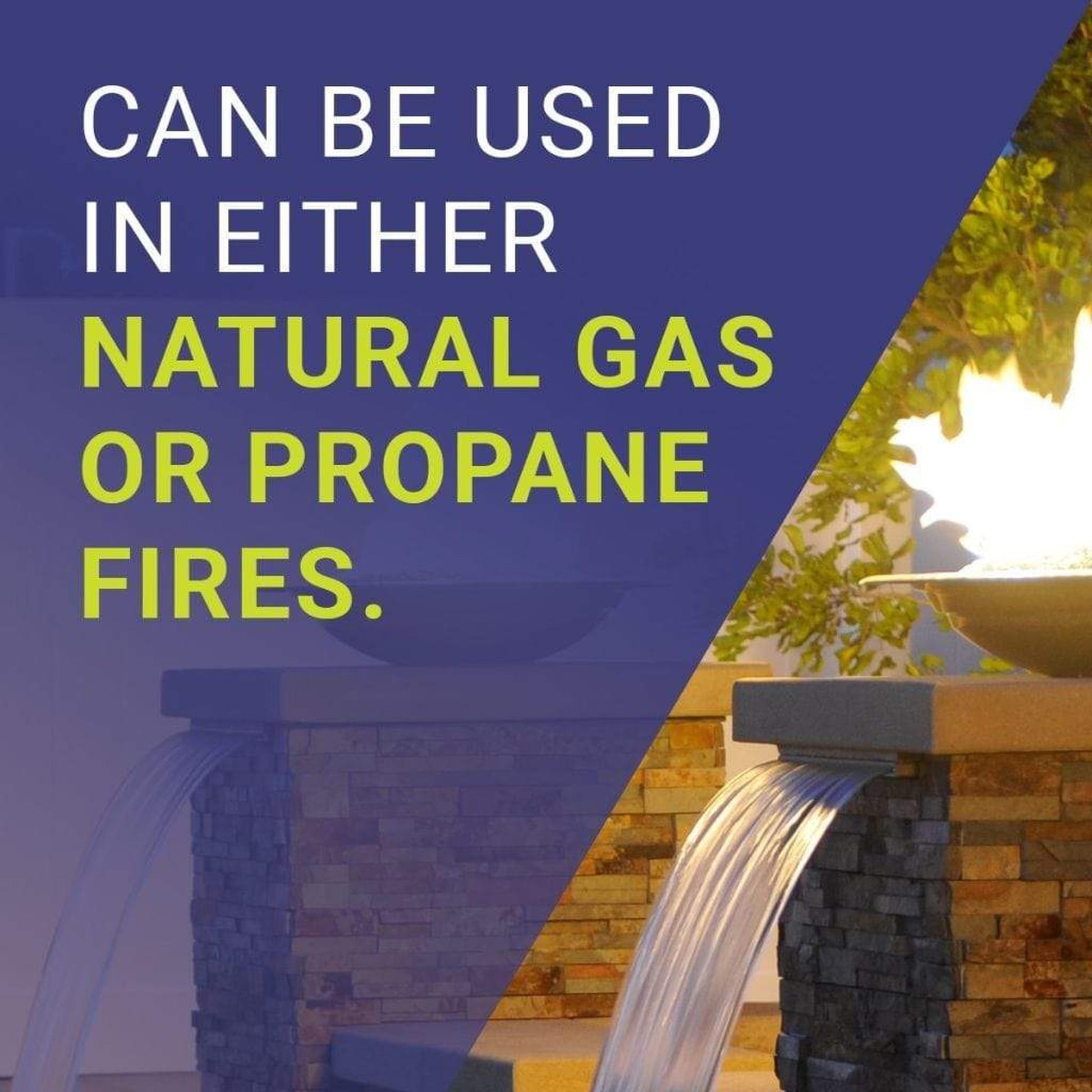 American Fireglass 1/2" StarFire Fire Glass