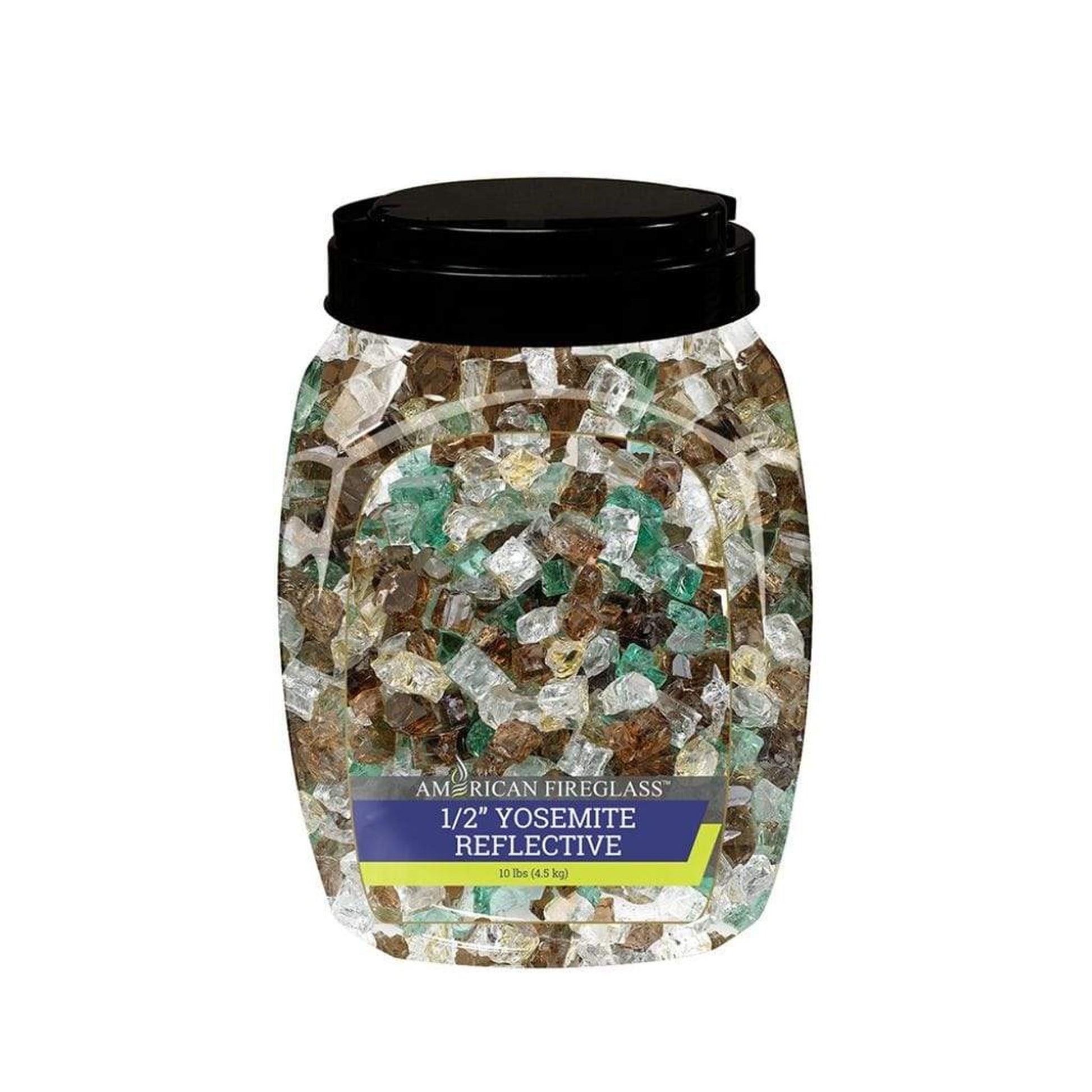 American Fireglass 1/2" Yosemite Reflective Pre-Mixed Fire Glass